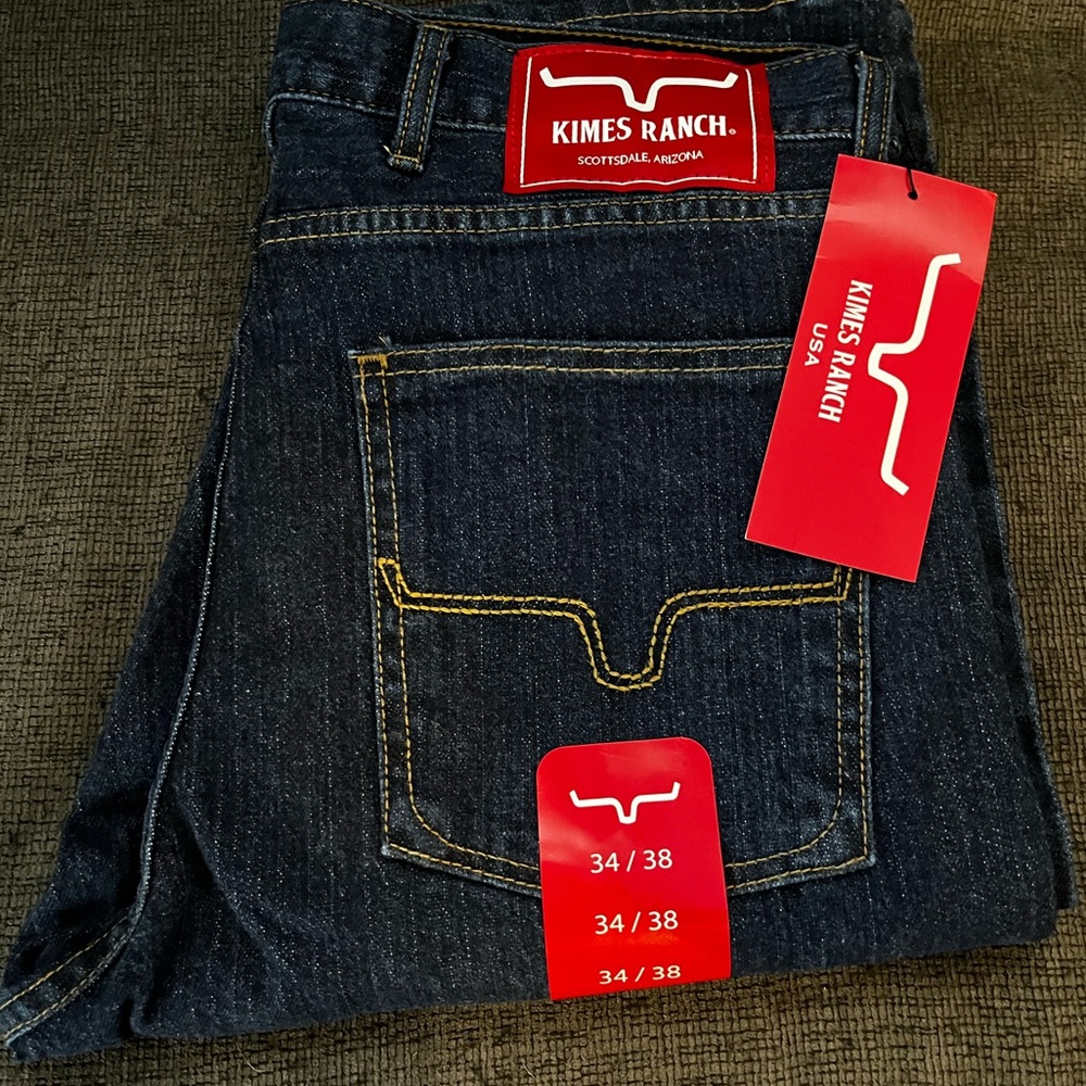 Kimes Men’s Wayne Jean 34x38 Brand New !!